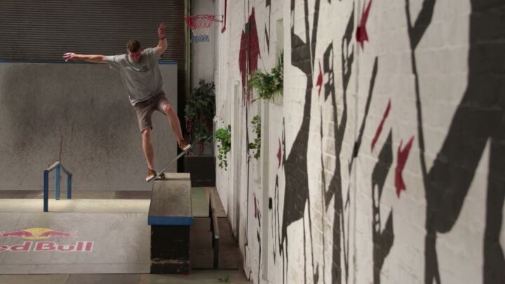 Barista man getting in a...