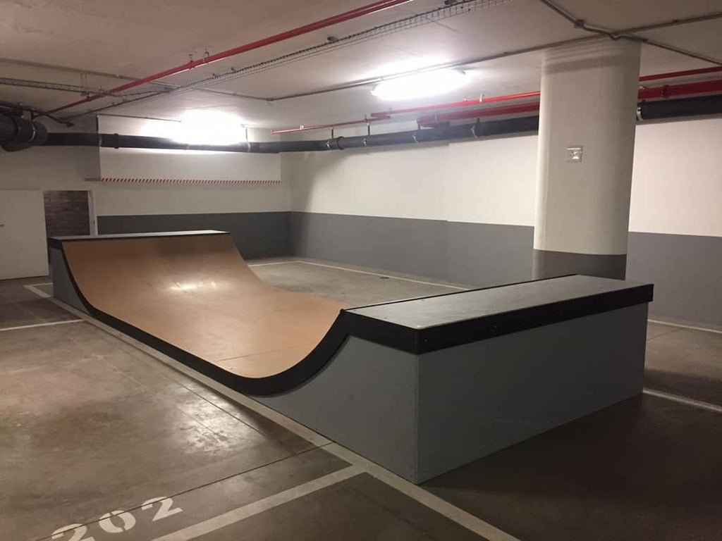 We have this mini ramp...