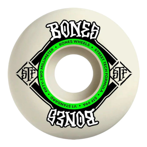 Bones STF Standards 52mm 99A Skateboard Wheels – The Shred Skate