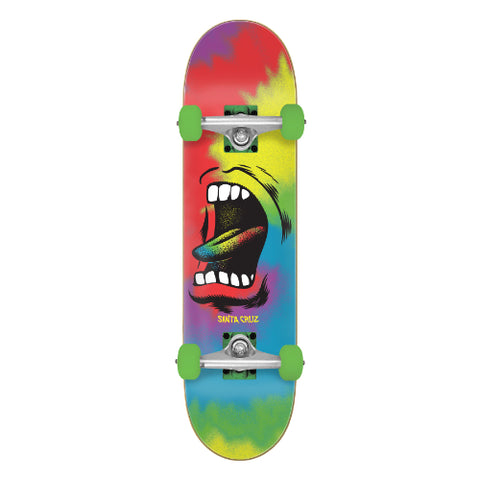 Santa Cruz Skateboards Big Mouth Tie Dye Complete Skateboard – 8.0”