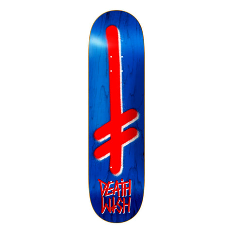 Deathwish Gang Logo Metallic Blue – 8.5" Deck
