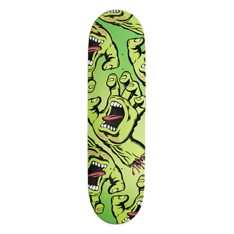 Santa Cruz Crowded Hand Green – 8.5" Deck