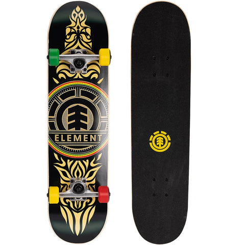 Element Skateboards Popsicle Complete Skateboard – 31” Rastafarian
